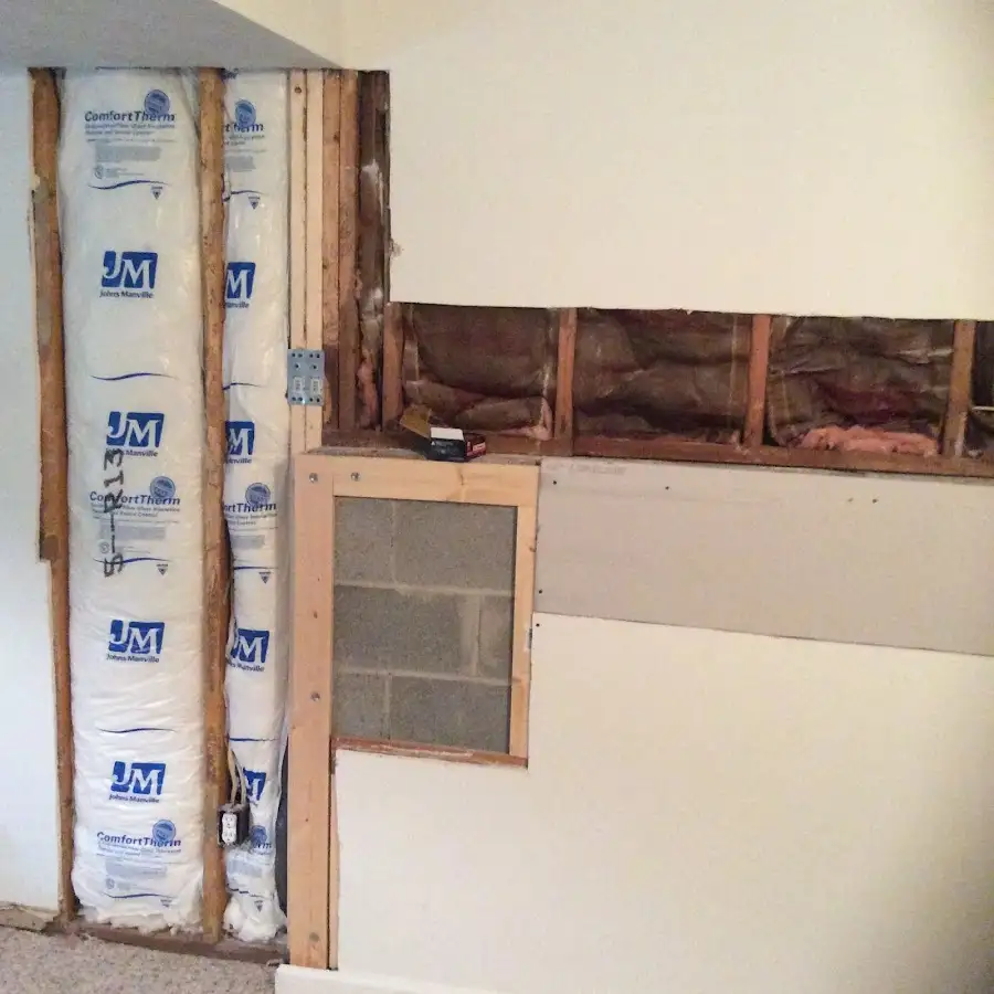Wall insulation replacement during Contents Cleaning & Restoration in Taylorsville